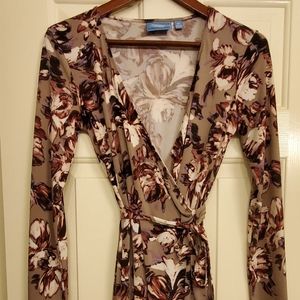 Simply Vera floral wrap dress